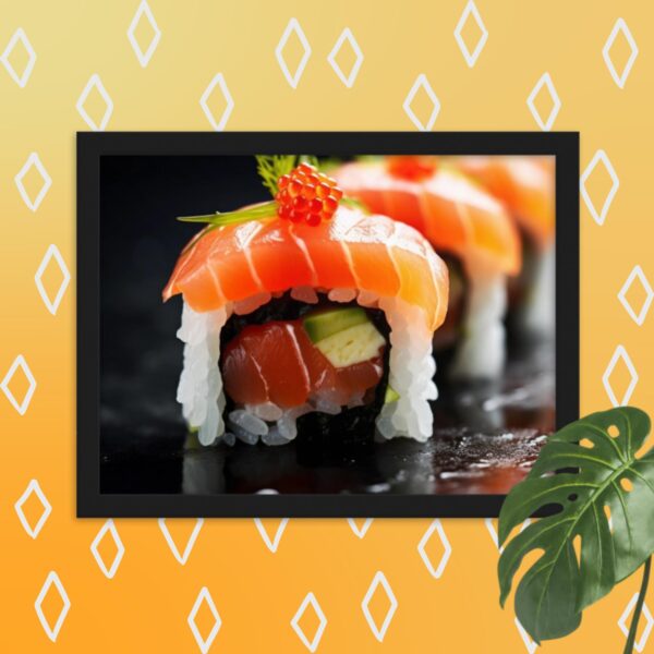 Sushi Galore  – High Res Canvas print made by AI